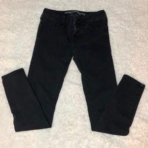 American eagle black skinny jeans